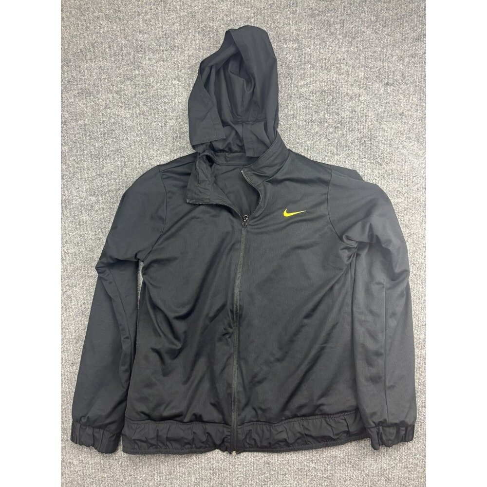 Nike Hooded Reversible Jacket Womens XL 16-18‎ Full Zip Windbreaker Athletic